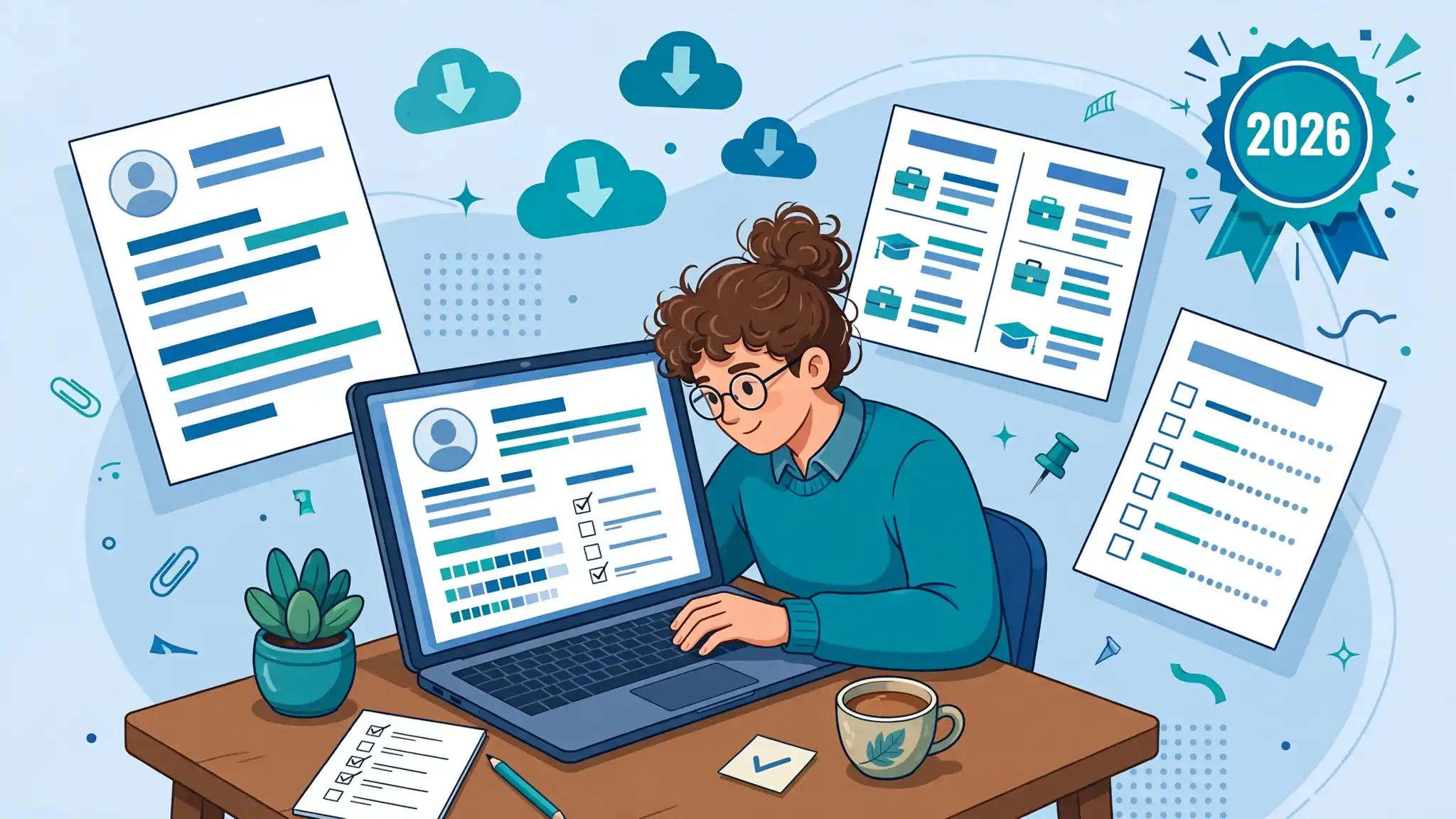 CV Template Gratis 2026: Las Mejores Plantillas de CV para Descargar y EditarCV Template Gratis 2026: Las 15 Mejores Plantillas de CV para Descargar y Editar (Word + Canva)